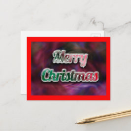 Cartão Postal De Festividades Feliz Cartão de Natal