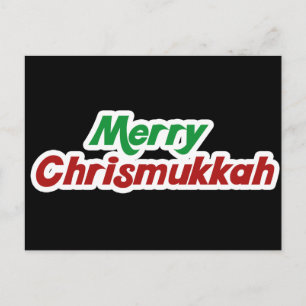 Cartão Postal De Festividades Feliz Chrismukkah