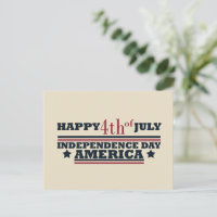Feliz dia 4 de julho da independência da América