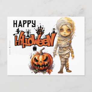 Cartão Postal De Festividades Feliz Dia das Bruxas Mamãe