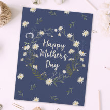 Feliz Dia das Mães Flor Branca