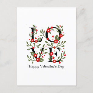 Cartão Postal De Festividades Feliz dia de os namorados 2023 - Love Images Na mo