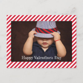 Cartão Postal De Festividades Feliz dia de os namorados | Cartão-postal Red Stri