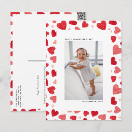 Cartão Postal De Festividades Feliz dia de os namorados de Fotografias do Red Wa