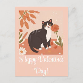 Cartão Postal De Festividades Feliz dia de os namorados de Gato de Gato Gato Gat