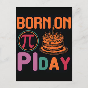Cartão Postal De Festividades Feliz Dia do Pi 2026 Celebração de Matemática Nerd