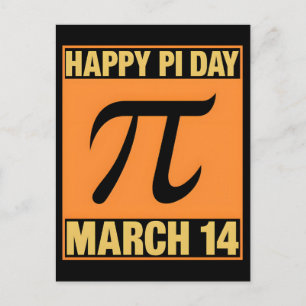 Cartão Postal De Festividades Feliz Dia do Pi 2026 Celebração de Matemática para