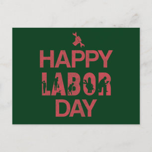 Cartão Postal De Festividades Feliz Dia do Trabalho, Celebrar Trabalhadores Amer