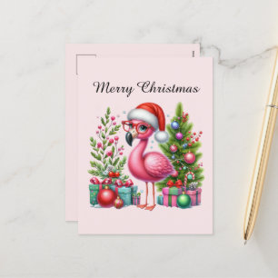 Cartão Postal De Festividades Feliz Feliz Feliz Natal, personalizável