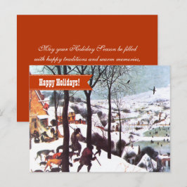 Cartão Postal De Festividades Feliz Férias. Cartão de Natal De Arte Fina