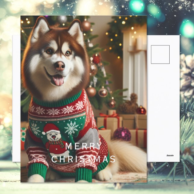 Cartão Postal De Festividades Feliz Foto de Natal (Criador carregado)