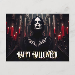 Cartão Postal De Festividades Feliz Halloween - Celebração Gótica Escura
