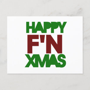Cartão Postal De Festividades Feliz humor de Natal