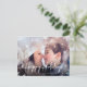 Cartão Postal De Festividades Feliz Magic | Foto de Sobreposição em Floco de Nev (Em pé/Frente)