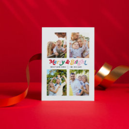 Cartão Postal De Festividades Feliz moderna e cor brilhante Foto 4