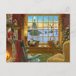 Cartão Postal De Festividades Feliz Natal
