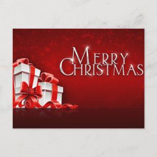 Cartão Postal De Festividades feliz natal