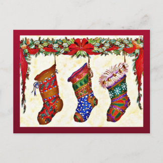 Cartão Postal De Festividades Feliz Natal