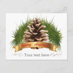 Cartão Postal De Festividades Feliz Natal