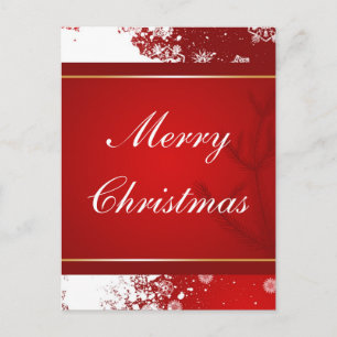 Cartão Postal De Festividades Feliz Natal