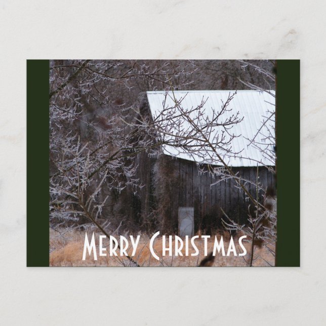 Cartão Postal De Festividades Feliz Natal (Frente)