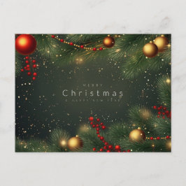 Cartão Postal De Festividades "Feliz Natal"