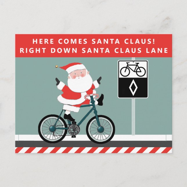 Cartão Postal De Festividades Feliz Natal (Frente)