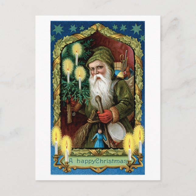 Cartão Postal De Festividades Feliz Natal (Frente)