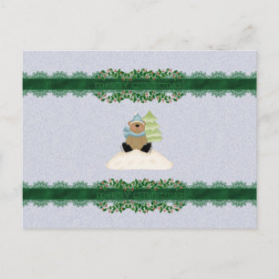Cartão Postal De Festividades Feliz Natal