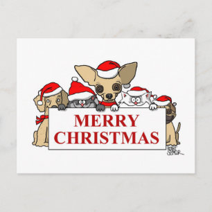 Cartão Postal De Festividades Feliz Natal