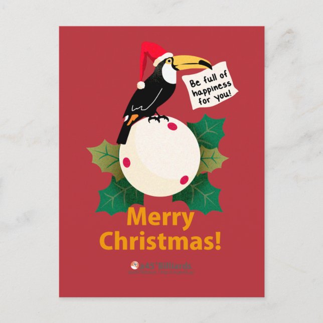 Cartão Postal De Festividades Feliz Natal! (Frente)