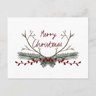 Cartão Postal De Festividades Feliz Natal