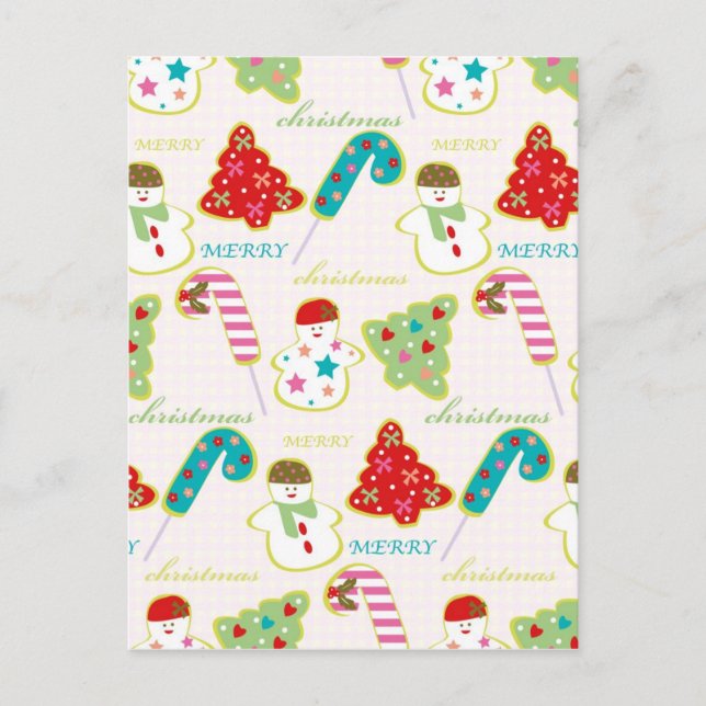 Cartão Postal De Festividades Feliz Natal (Frente)