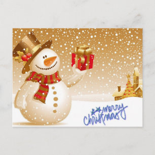 Cartão Postal De Festividades feliz natal