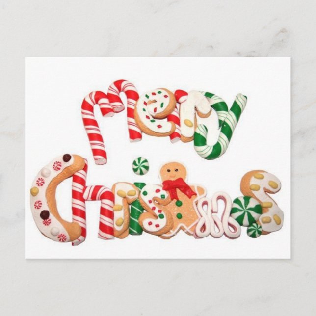 Cartão Postal De Festividades Feliz Natal (Frente)