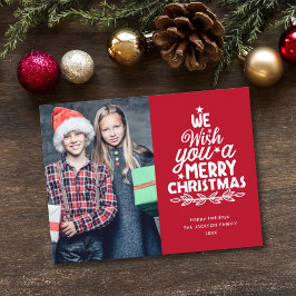 Cartão Postal De Festividades Feliz Natal 2 fotos