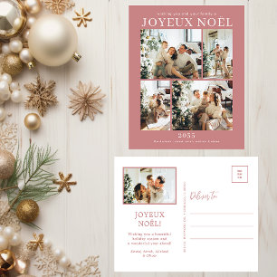 Cartão Postal De Festividades Feliz Natal 5 Fotos