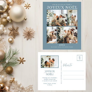 Cartão Postal De Festividades Feliz Natal 5 Fotos