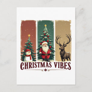 Cartão Postal De Festividades Feliz Natal Apenas Xmas