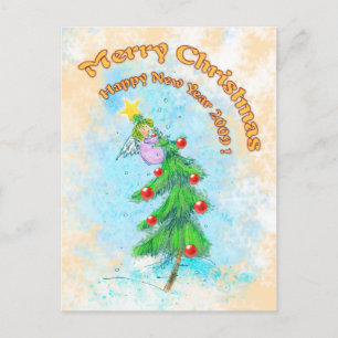 Cartão Postal De Festividades Feliz Natal! -Cartão Postal