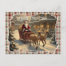 Feliz Natal Clássico Natalino Retrô