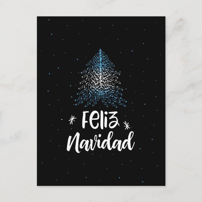 Cartão Postal De Festividades Feliz Natal com bandeira de Argentina (Frente)