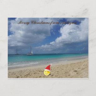 Cartão Postal De Festividades Feliz Natal de Antígua