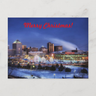 Cartão Postal De Festividades Feliz Natal De Minnesota