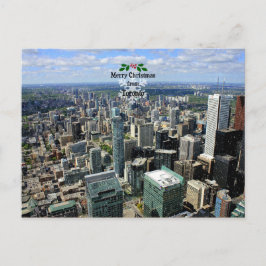 Cartão Postal De Festividades Feliz Natal de Toronto