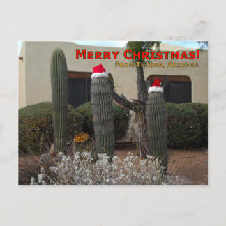 Cartão Postal De Festividades Feliz Natal de Tucson