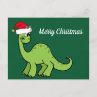 Feliz Natal - Dinossauro Cento Verde