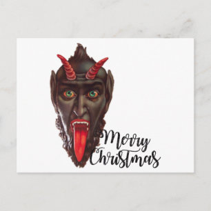 Cartão Postal De Festividades Feliz Natal do krampus