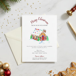 Cartão Postal De Festividades Feliz Natal do nosso Novo Feriado Doméstico