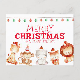 Cartão Postal De Festividades Feliz Natal e feriados